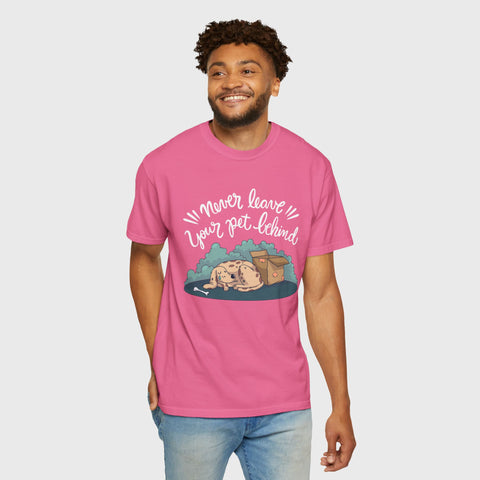 Never Leave the Pet Behind - Unisex pet tee