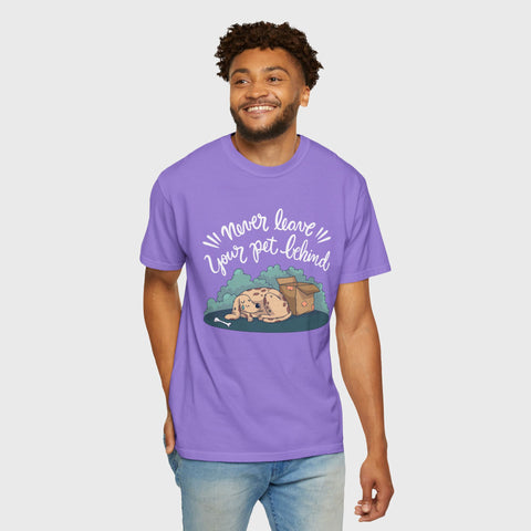 Never Leave the Pet Behind - Unisex pet tee