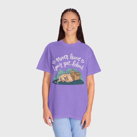 Never Leave the Pet Behind - Unisex pet tee