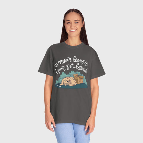 Never Leave the Pet Behind - Unisex pet tee