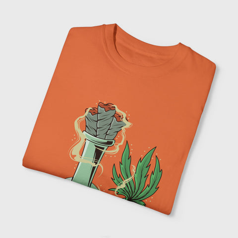 Leaves Burning - Unisex cannabis tee