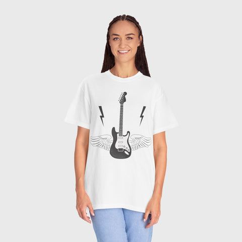 Guitar with Wings - Unisex music tee