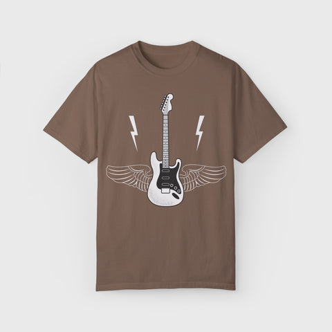 Guitar with Wings - Unisex music tee