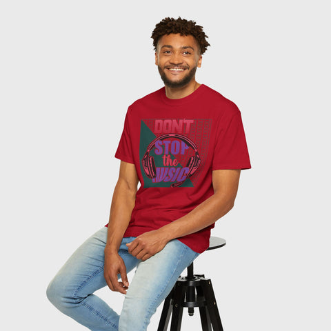 Don't Stop the Music - Unisex music tee