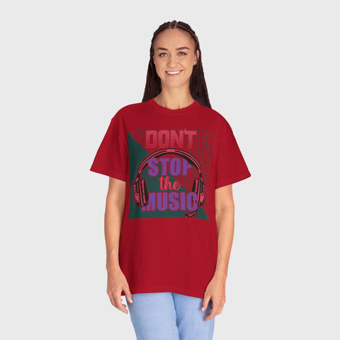 Don't Stop the Music - Unisex music tee