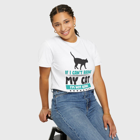 Can't Bring the Cat - Unisex pet tee