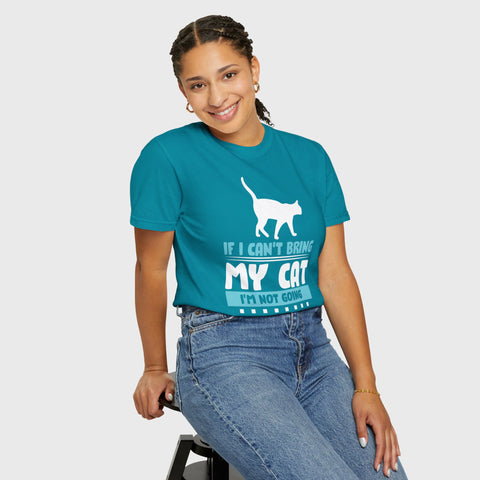 Can't Bring the Cat - Unisex pet tee