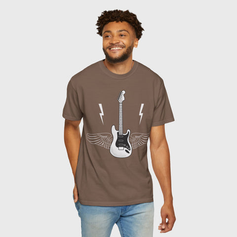 Guitar with Wings - Unisex music tee