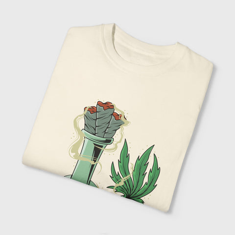 Leaves Burning - Unisex cannabis tee