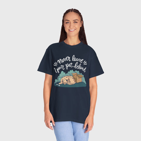 Never Leave the Pet Behind - Unisex pet tee