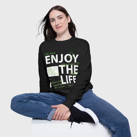 Enjoy the Life - Drop Shoulder Sweatshirt