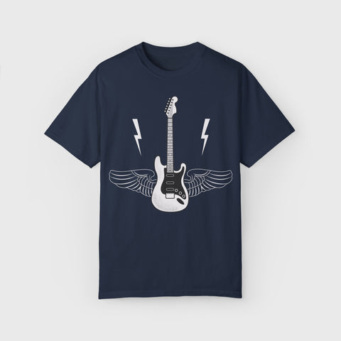 Guitar with Wings - Unisex music tee