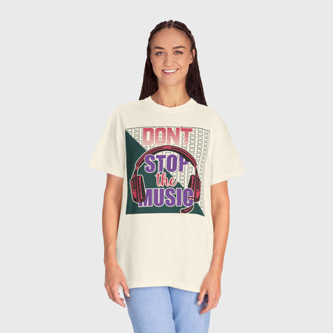 Don't Stop the Music - Unisex music tee