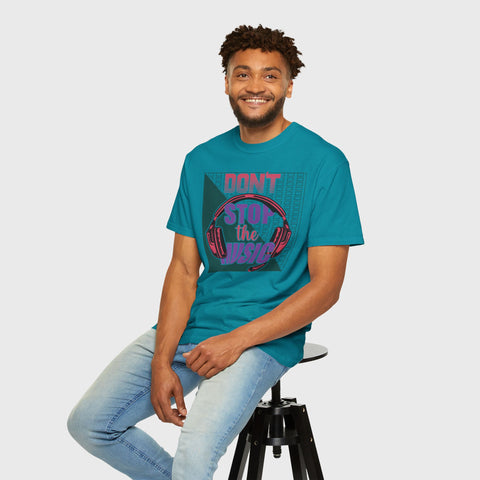 Don't Stop the Music - Unisex music tee