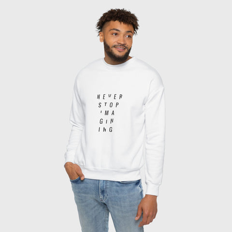 Never Stop Imagining - Drop Shoulder Sweatshirt