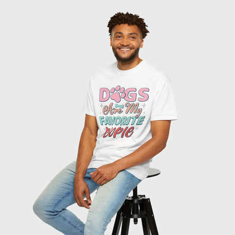 Dogs Are My Favourite - Unisex pet tee