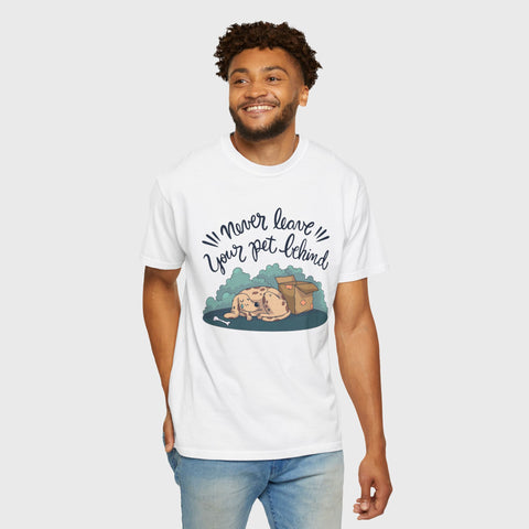 Never Leave the Pet Behind - Unisex pet tee