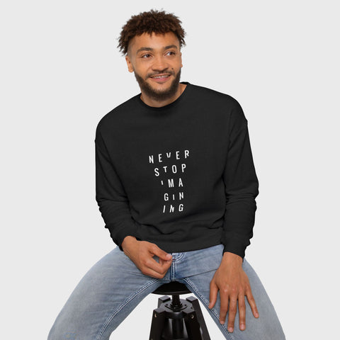 Never Stop Imagining - Drop Shoulder Sweatshirt