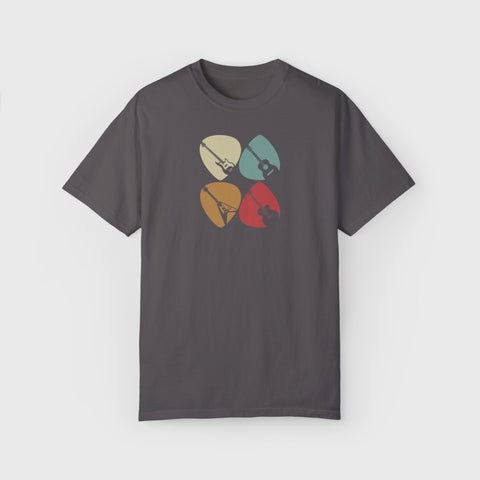 Guitar Picks - Unisex music tee