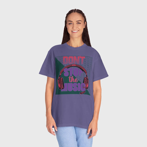 Don't Stop the Music - Unisex music tee