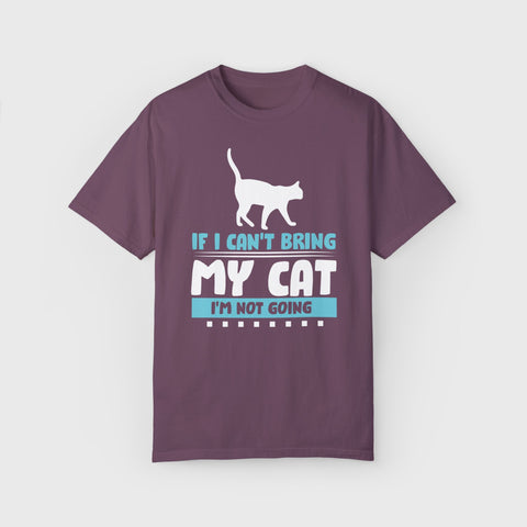 Can't Bring the Cat - Unisex pet tee