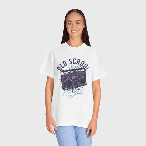 Old School Beats - Unisex music tee