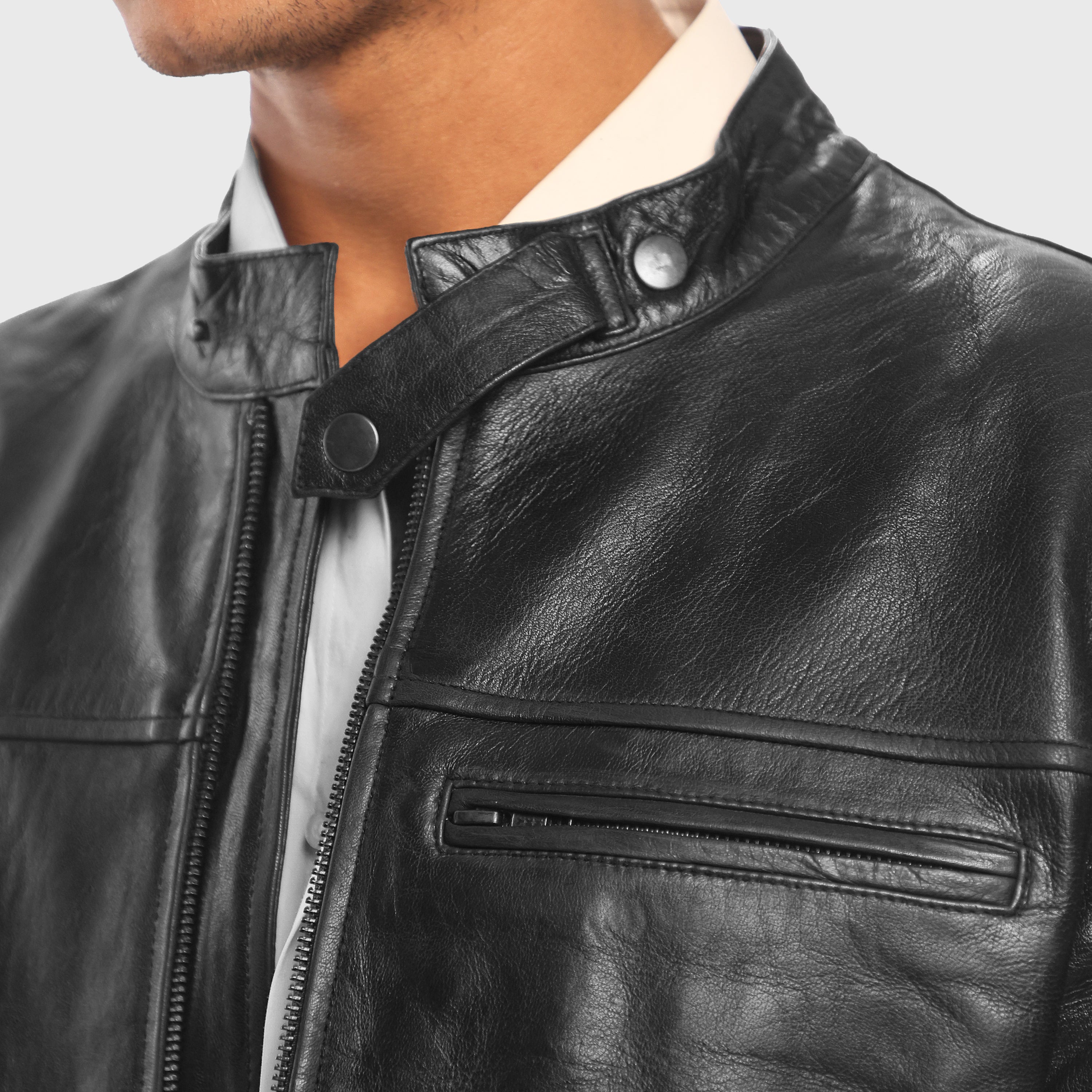A LEATHER ROADSTER JACKET(旧名称DRIZZLER) Roadster Jacketロードスタージャケット-A LEATHER エーレザー – A
