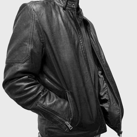 The Racer - Men's Leather Jacket