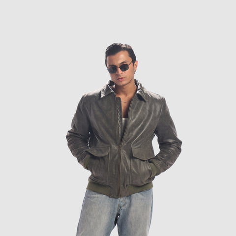 The Falcon - Men's Leather Jacket