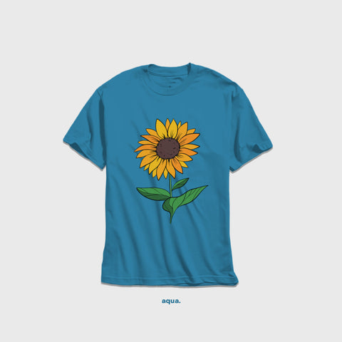 Sunflower Bloom - Crew Neck Tee