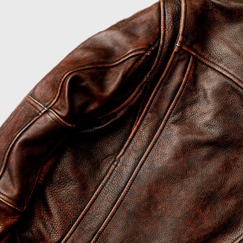 The Rough Vintage - Men's Leather Jacket