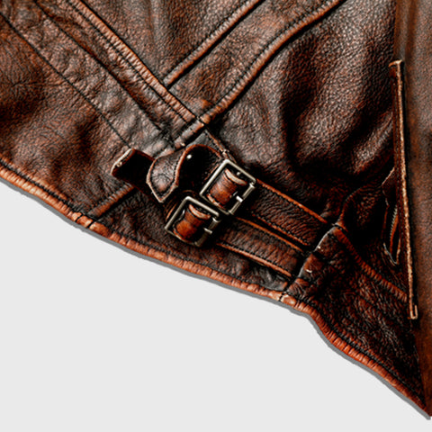 The Rough Vintage - Men's Leather Jacket