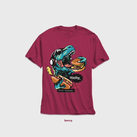 Hungry Dino - Crew Neck Tee