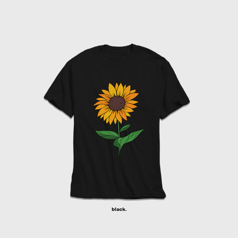 Sunflower Bloom - Crew Neck Tee