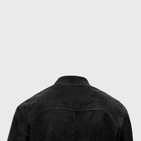 The Suede Bomber - Men's Leather Jacket