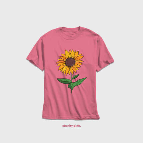 Sunflower Bloom - Crew Neck Tee