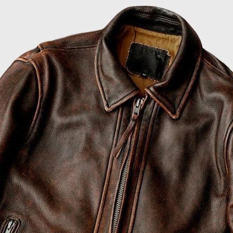 The Rough Vintage - Men's Leather Jacket