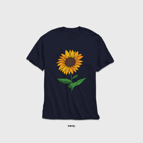 Sunflower Bloom - Crew Neck Tee