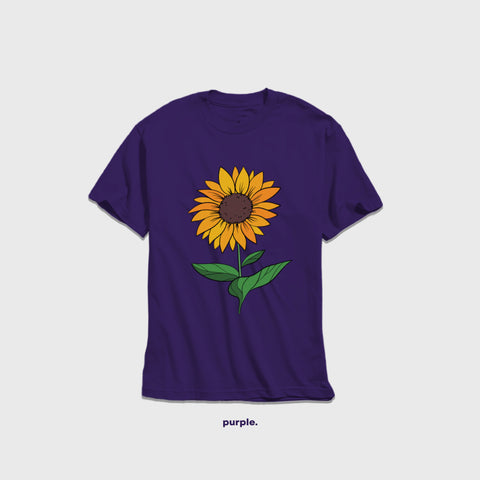 Sunflower Bloom - Crew Neck Tee