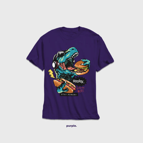 Hungry Dino - Crew Neck Tee