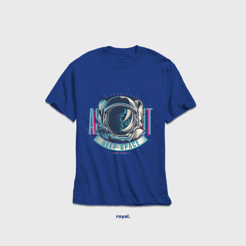 The Astronaut - Blue - Crew Neck Tee