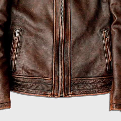 The Rough Vintage - Men's Leather Jacket