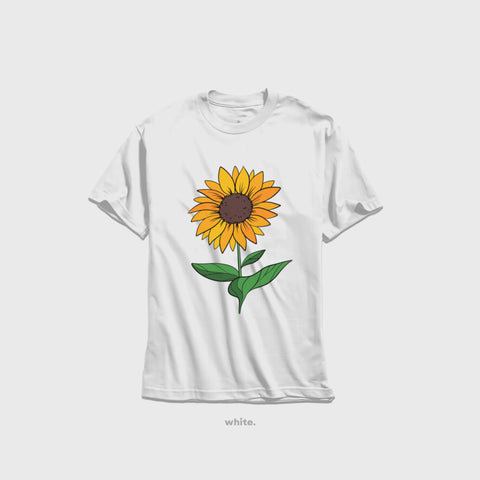 Sunflower Bloom - Crew Neck Tee